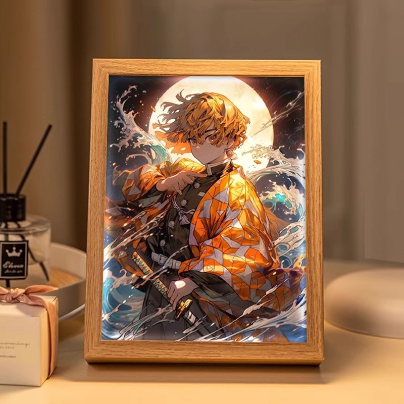 Demon Slayer Photo Frame LED L - Model Kit Zenitsu recension och pris