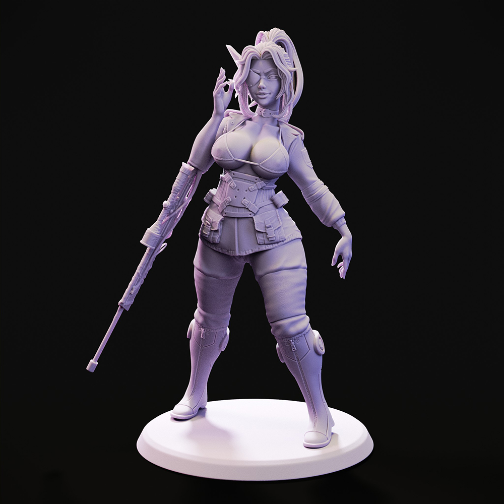 Sniper Lady Nagant ﻿NSFW 1/24  - Model Kit Diorama recension och pris