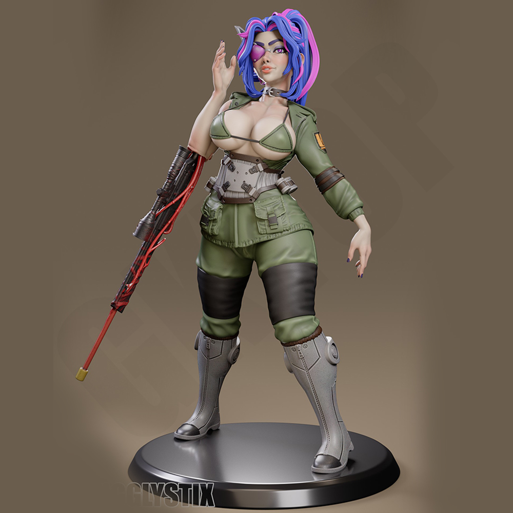 Sniper Lady Nagant ﻿NSFW 1/24  - Model Kit Diorama recension och pris