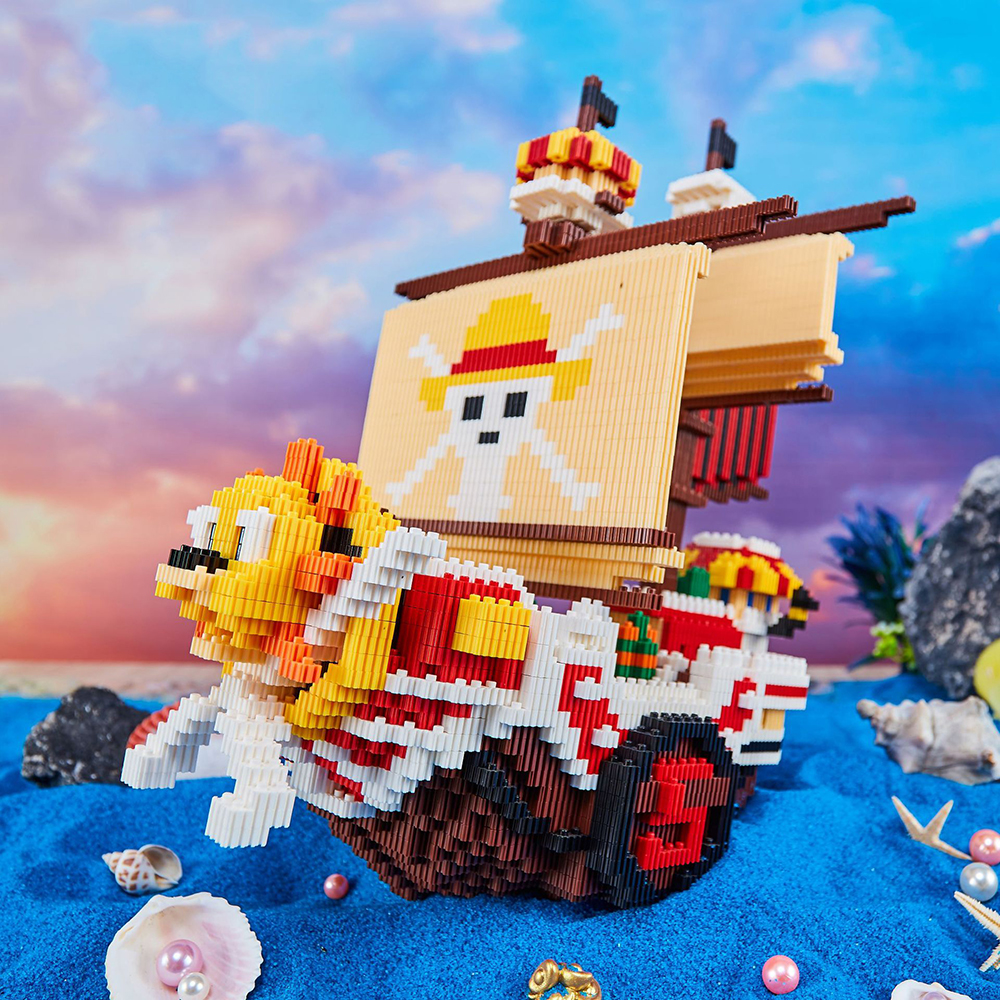 3168pcs+ One Piece Connection  - Model Kit Thousand Sunny recension och pris