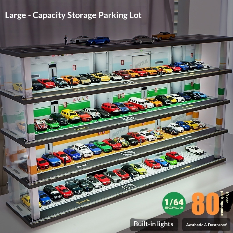 1:64 Scale Parking Garage Mode - Model Kit Led recension och pris