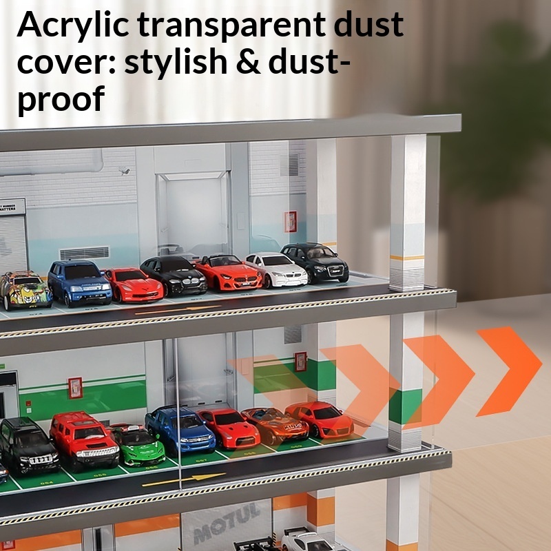1:64 Scale Parking Garage Mode - Model Kit Led recension och pris