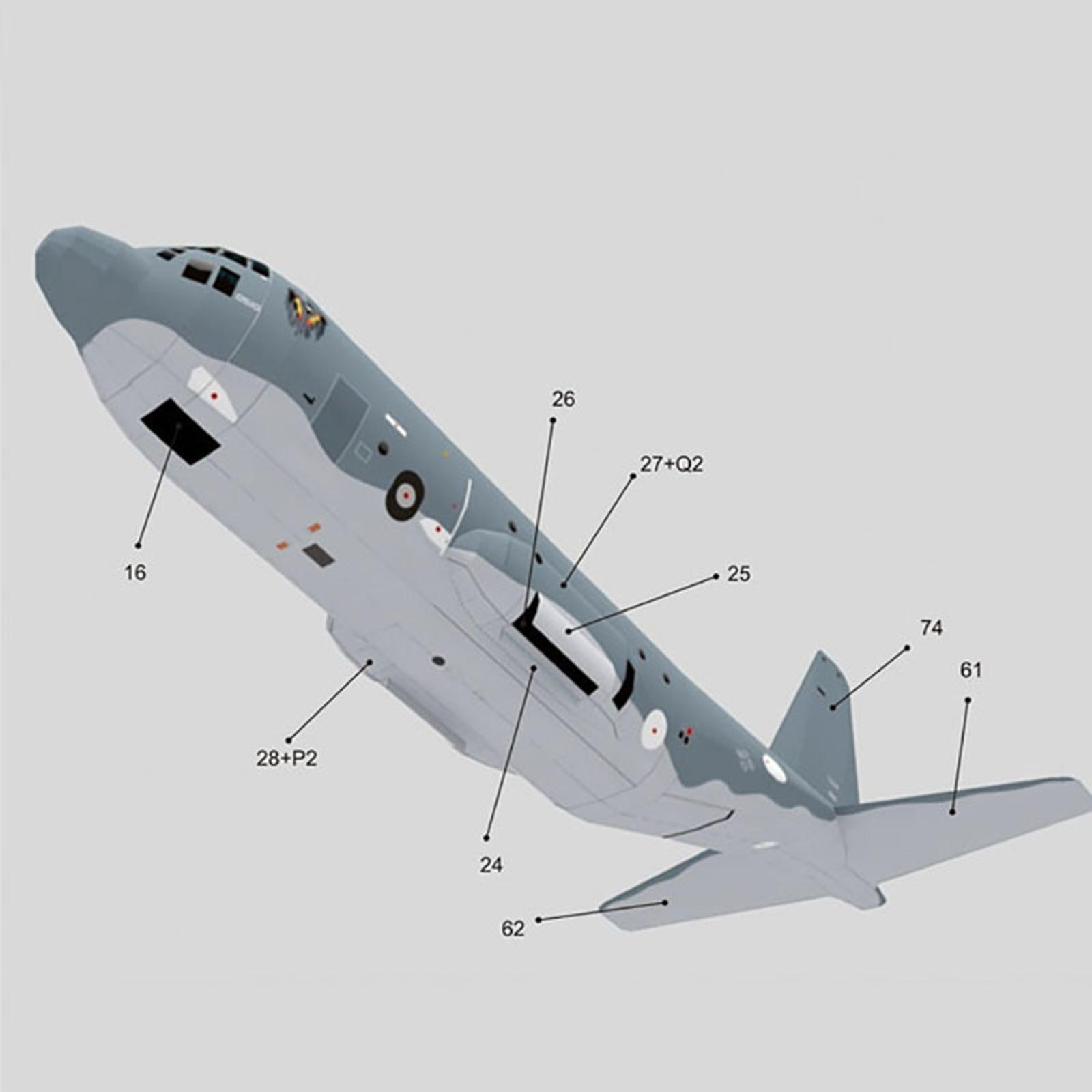 1:100 AC130 Fighter Building K - Model Kit Aircraft recension och pris