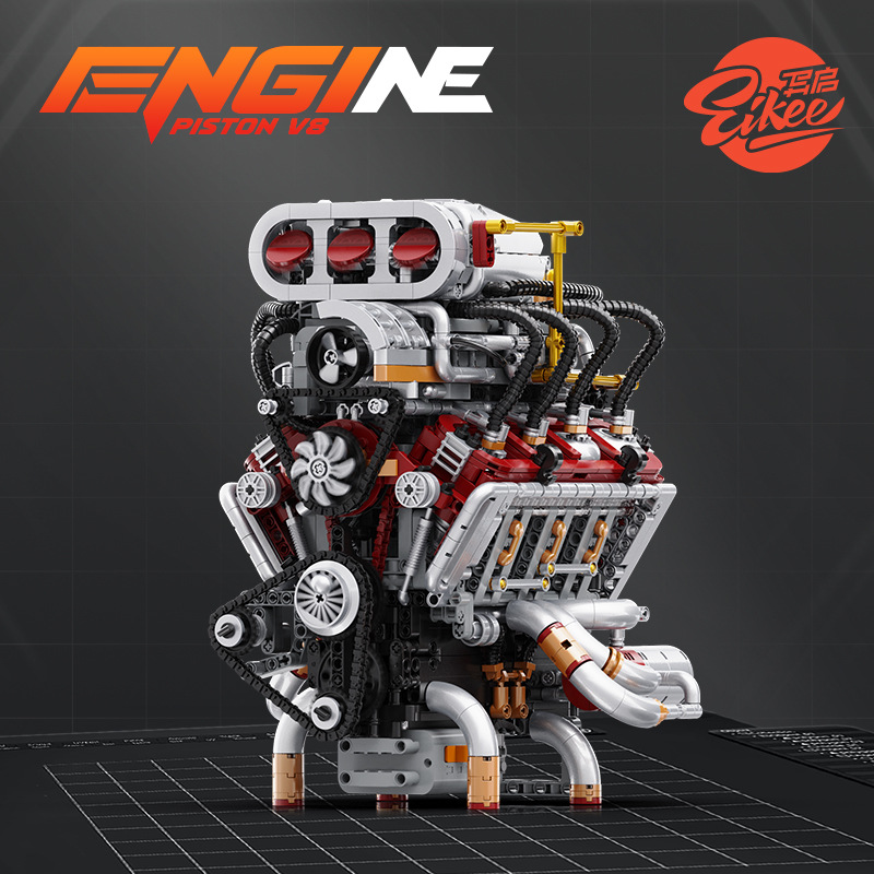 Y15001 Supercar V8 engine Mode - Model Kit Engine V8 recension och pris