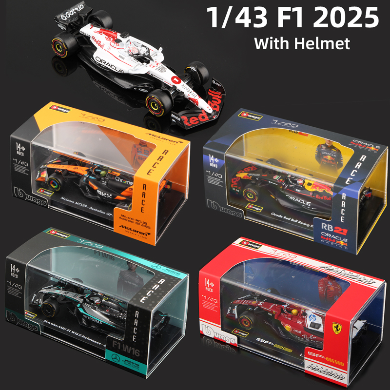 Bburago 1:43 F1 Model With Hel - Model Kit Formula 1 recension och pris