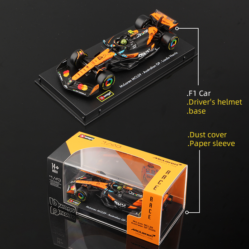 Bburago 1:43 F1 Model With Hel - Model Kit Formula 1 recension och pris