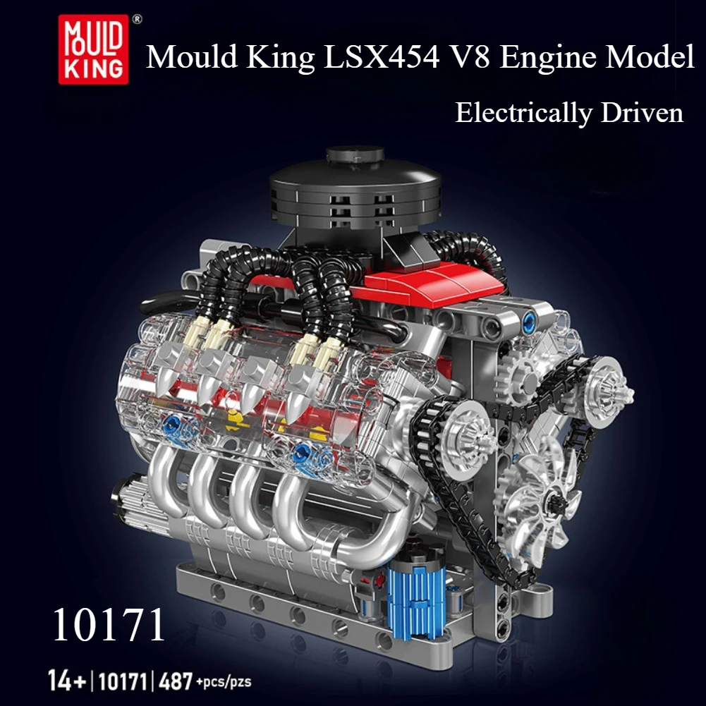 Mould King 10171 LSX454 V8 Eng - Model Kit Engine V8 recension och pris