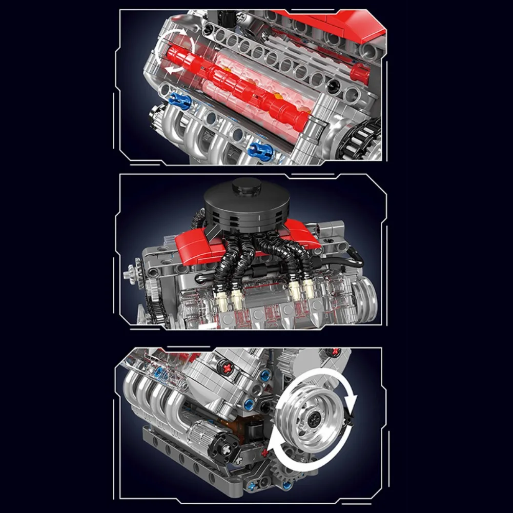 Mould King 10171 LSX454 V8 Eng - Model Kit Engine V8 recension och pris